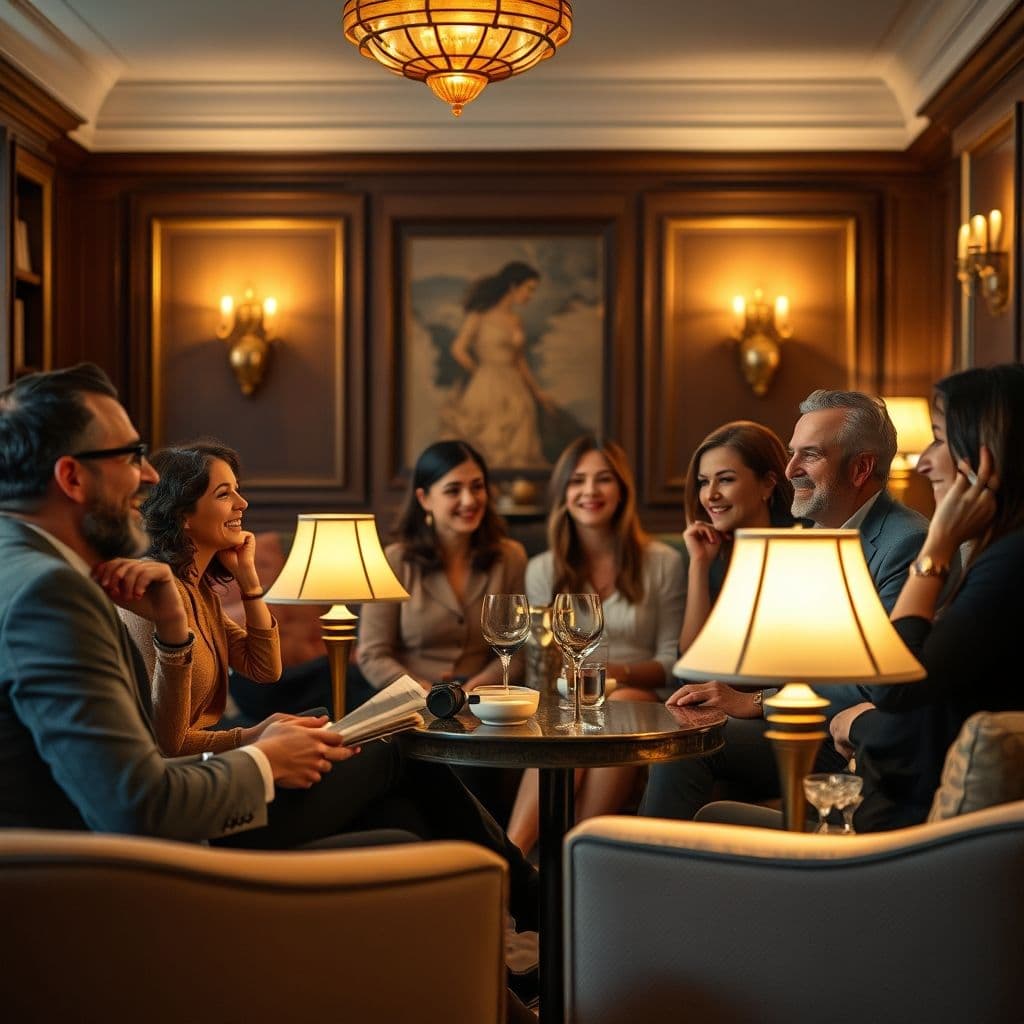 Grupo de personas en una reunión significativa, mostrando apoyo y conexión genuina.