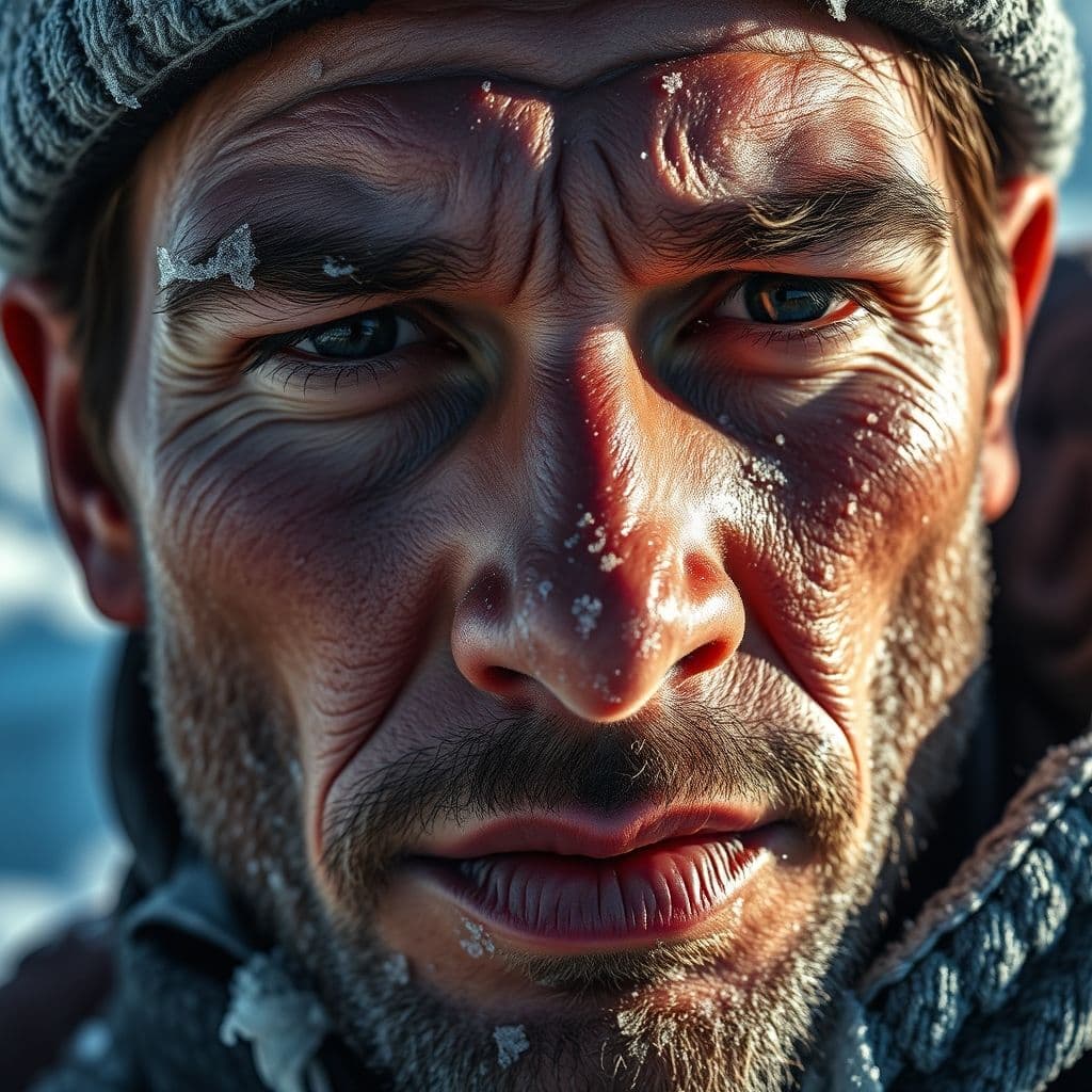 Persona superando el punto de quiebre mental durante ejercicio intenso