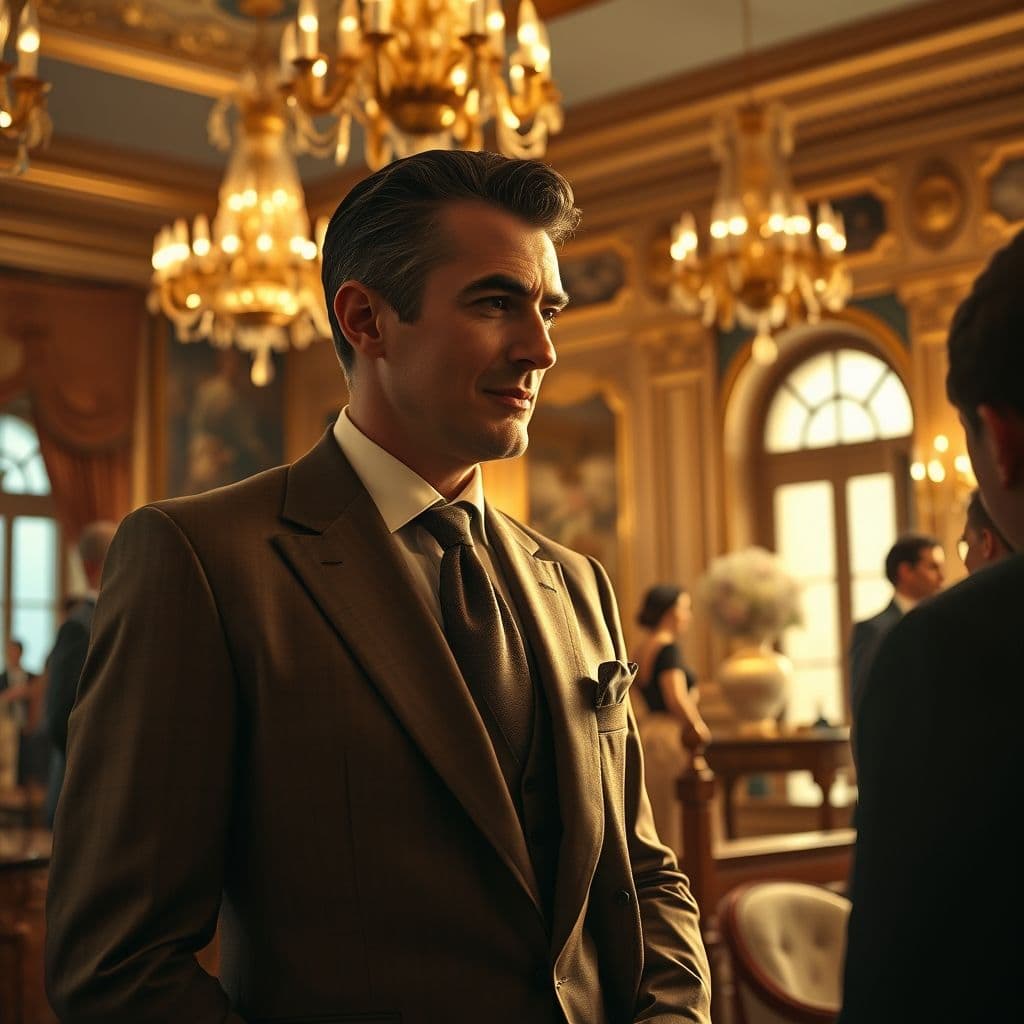 Hombre de alto valor en un entorno social, mostrando autenticidad y respeto.