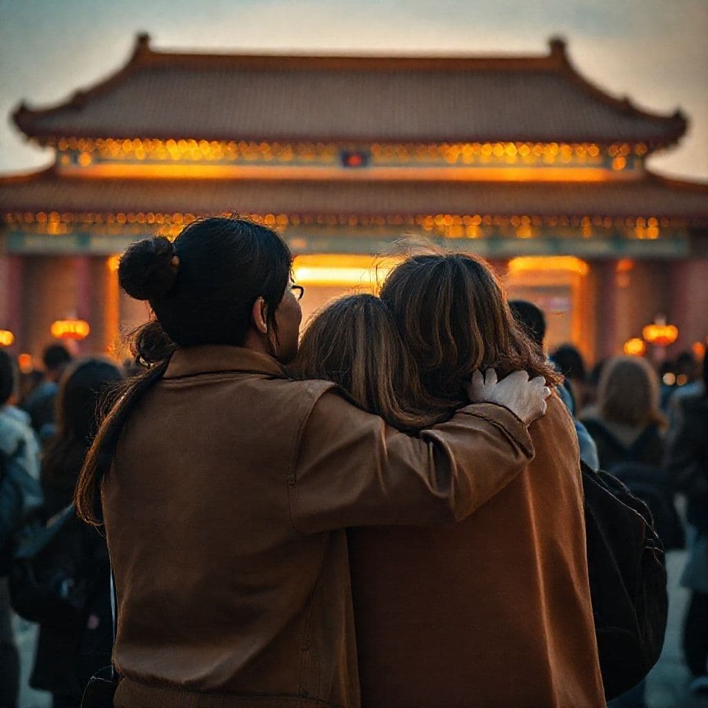 Grupo de personas abrazándose en gesto de apoyo mutuo y solidaridad